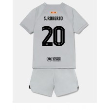Barcelona Sergi Roberto #20 Tredjeställ Barn 2022-23 Korta ärmar (+ Korta byxor)